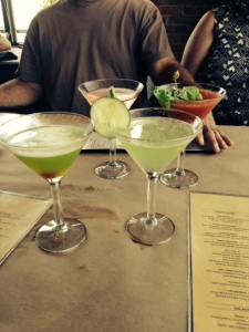 2-Martini Monday started with a BLT Martini, a Classic Cosmo, a Cool Gin and a Firefly. All - amazing.